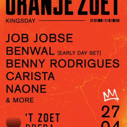 Oranje Zoet Kingsday @ Park 't Zoet, Breda, Netherlands (27-Apr-2026)