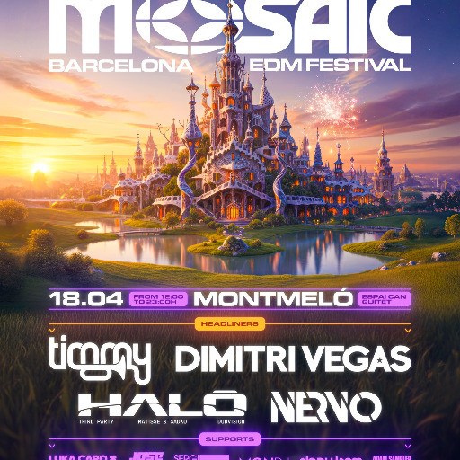 Mosaic Festival Barcelona @ Can Guitet, Montmel&oacute;, Spain (18-Apr-2026)