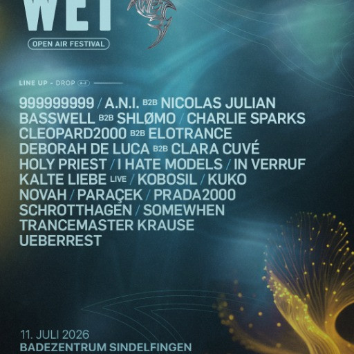 WET Open Air 2026 @ Badezentrum Sindelfingen, Sindelfingen, Germany (11-Jul-2026)