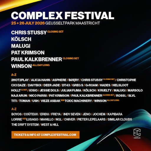 Complex Festival 2026 @ Complex Maastricht, Maastricht, Netherlands