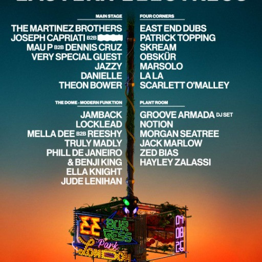 Eastern Electrics 2026 @ Burgess Park, London, United Kingdom (09-Aug-2026)