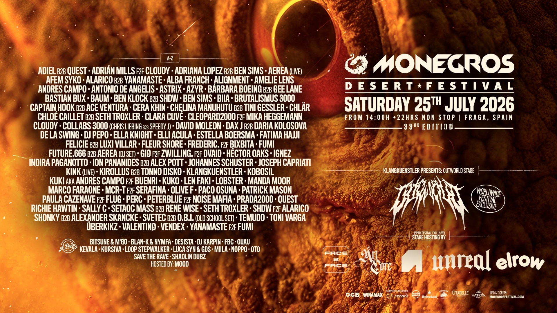 Monegros Desert Festival 2026 @ Monegros Desert, Huesca, Spain