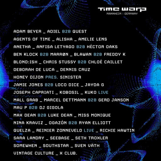 Time Warp Germany 2026 @ Maimarkthalle, Mannheim, Germany (21-Mar-2026)